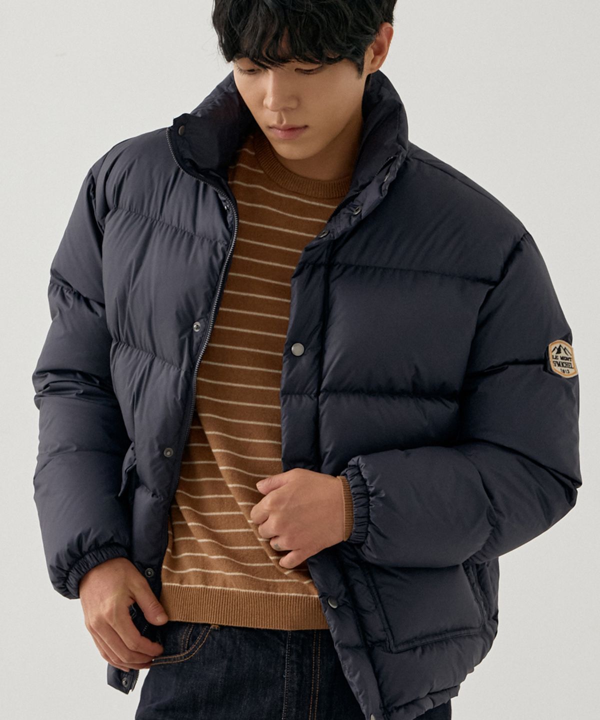 르몽생미셸(LE MONT ST MICHEL) DUCK DOWN JACKET_Navy