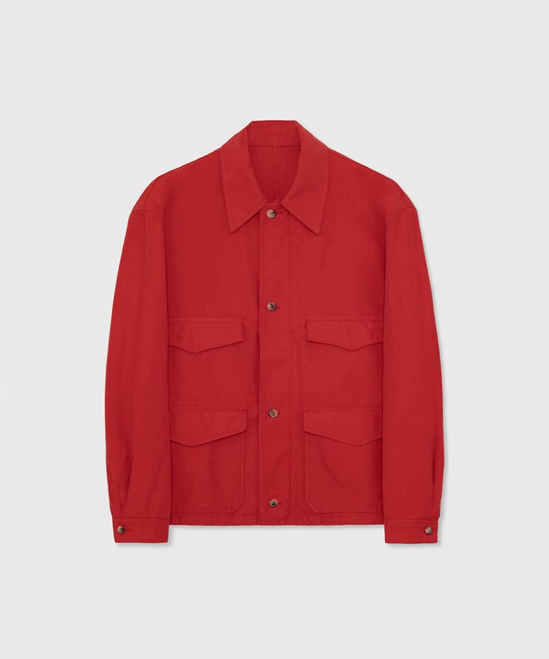 DOLEN COTTON SERGE FIELD JACKET TOSCAN RED