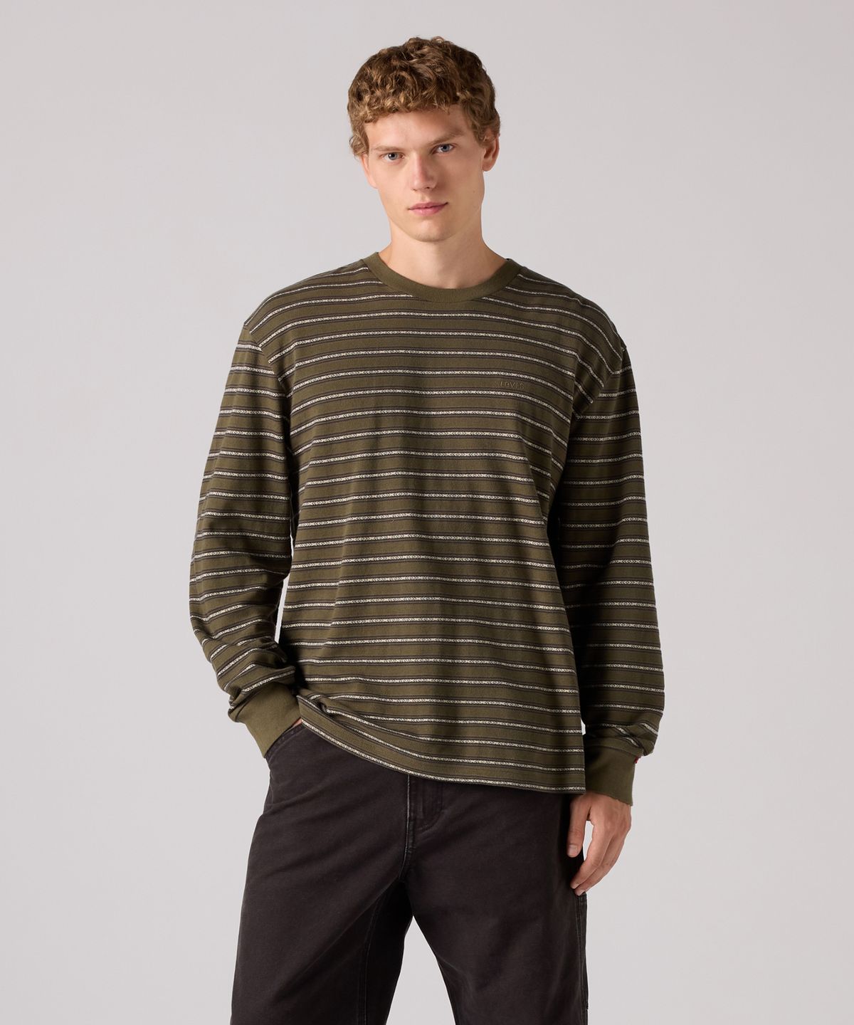 리바이스(LEVI'S) 롱 슬리브 그래픽 어센틱 티셔츠 A6887-0055