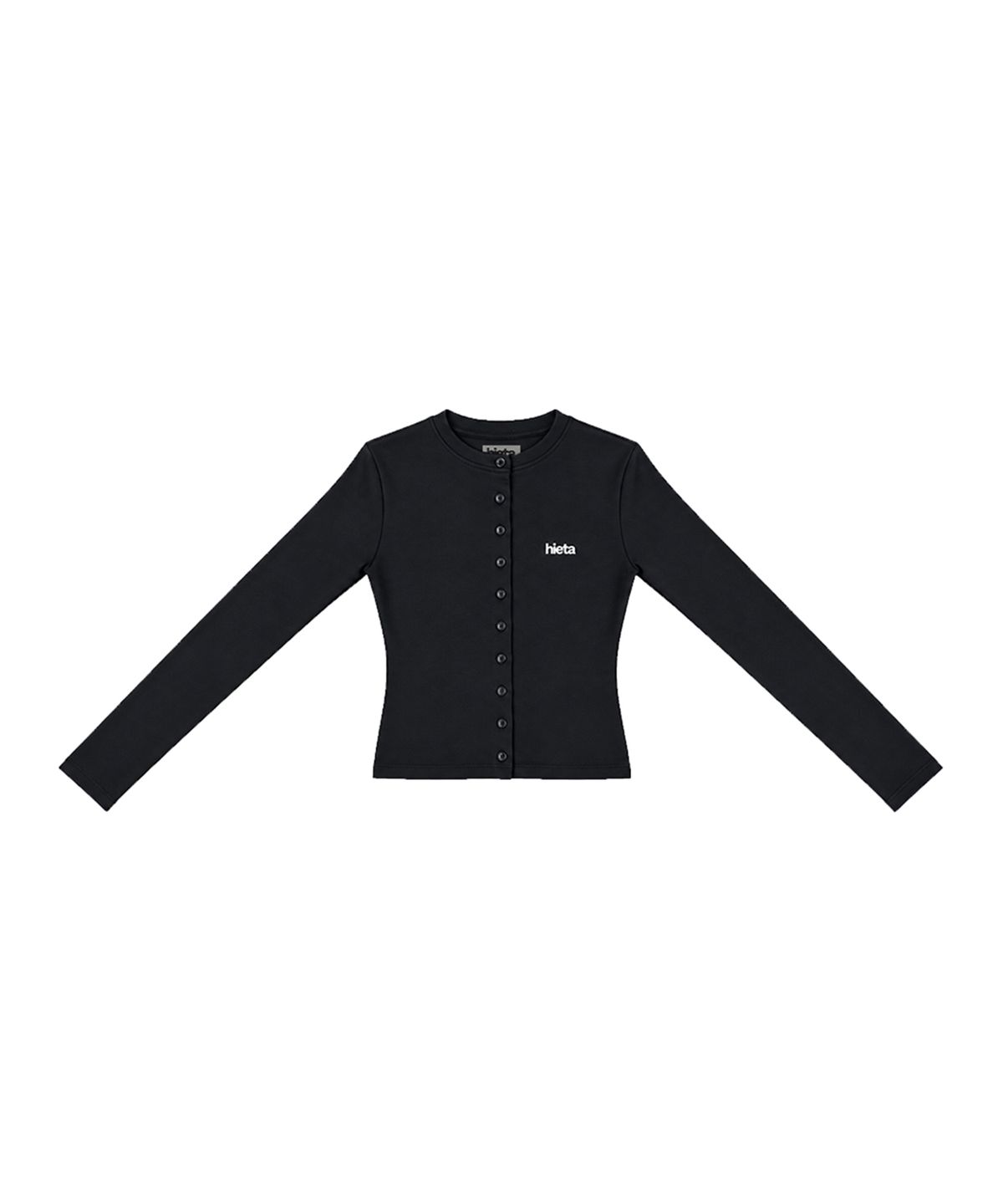히에타(HIETA) Hailey Fitted Cardigan / Black