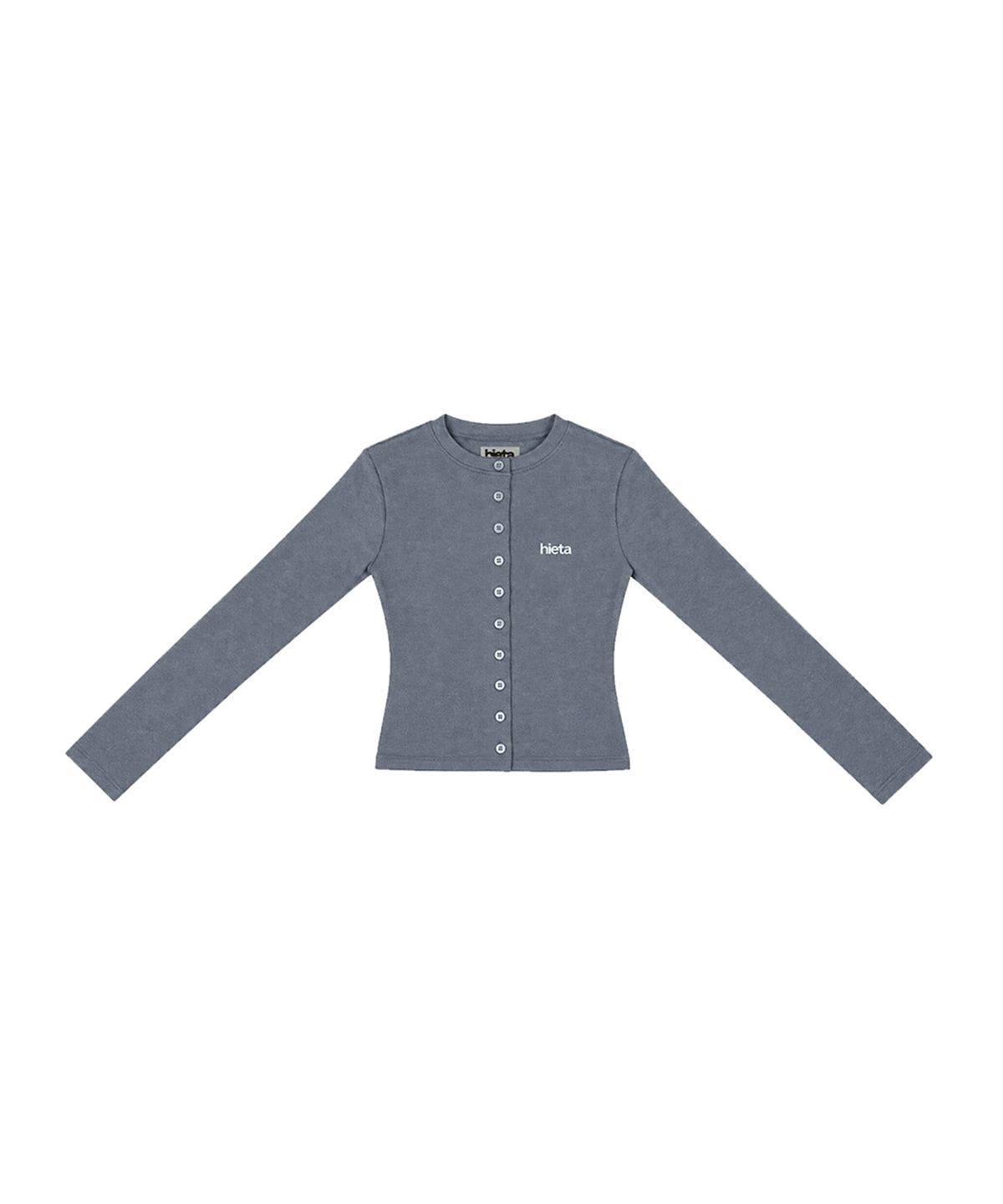 히에타(HIETA) Hailey Fitted Cardigan / Grey