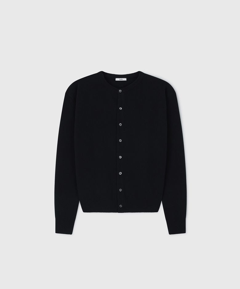 MERINO CLASSIC CARDIGAN BLACK