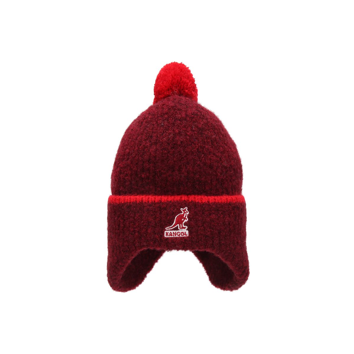 캉골키즈(KANGOL KIDS) 미니 이어플랩 비니 SF 0C21 버건디
