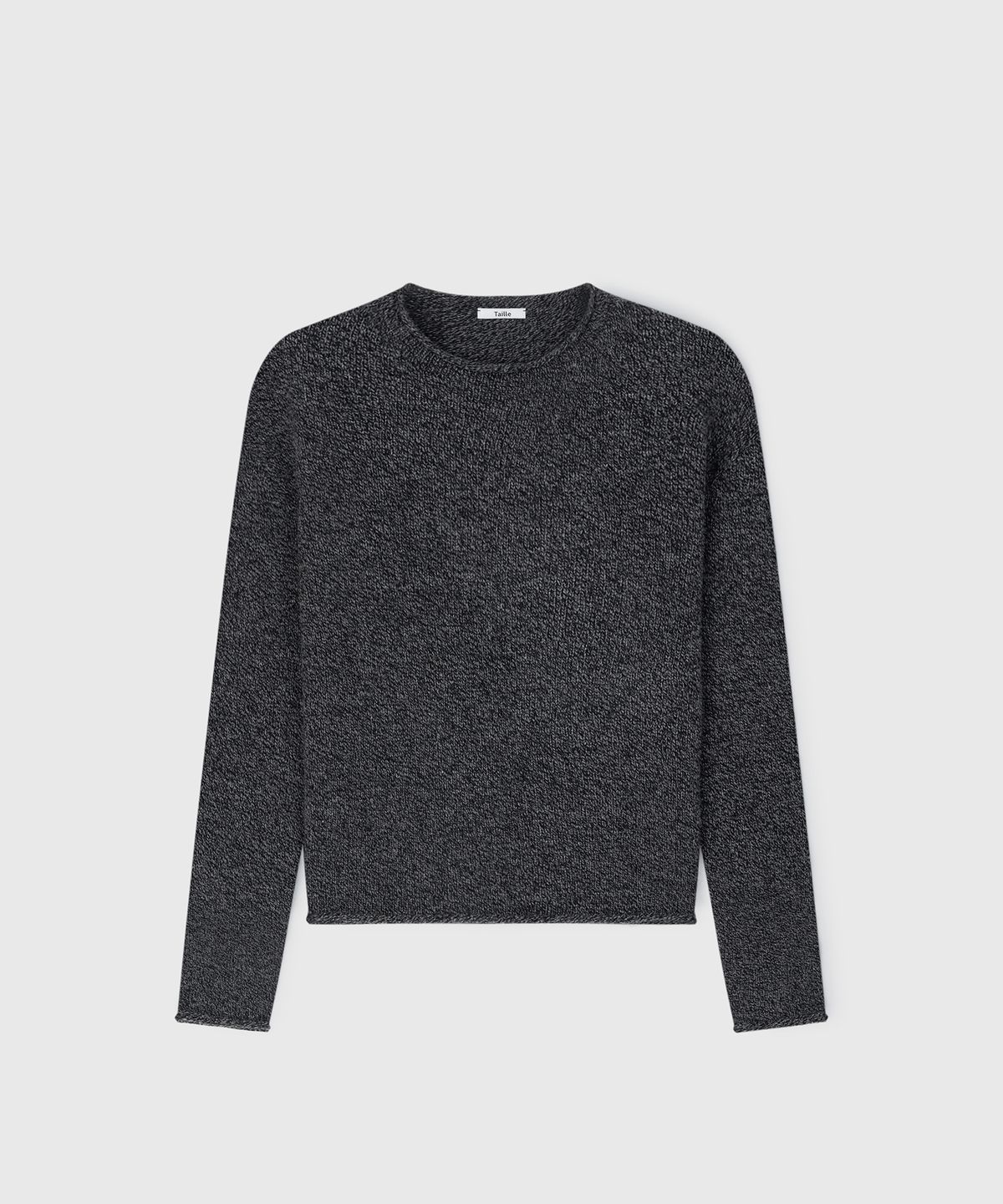타일레(TAILLE) AGNES ROLLNECK KNIT SWEATER SALT AND PEPPER
