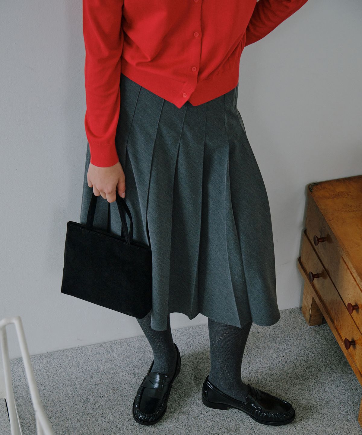 까르몽드(CARMONDE) Muse Tote Bag - Black(Velvet)