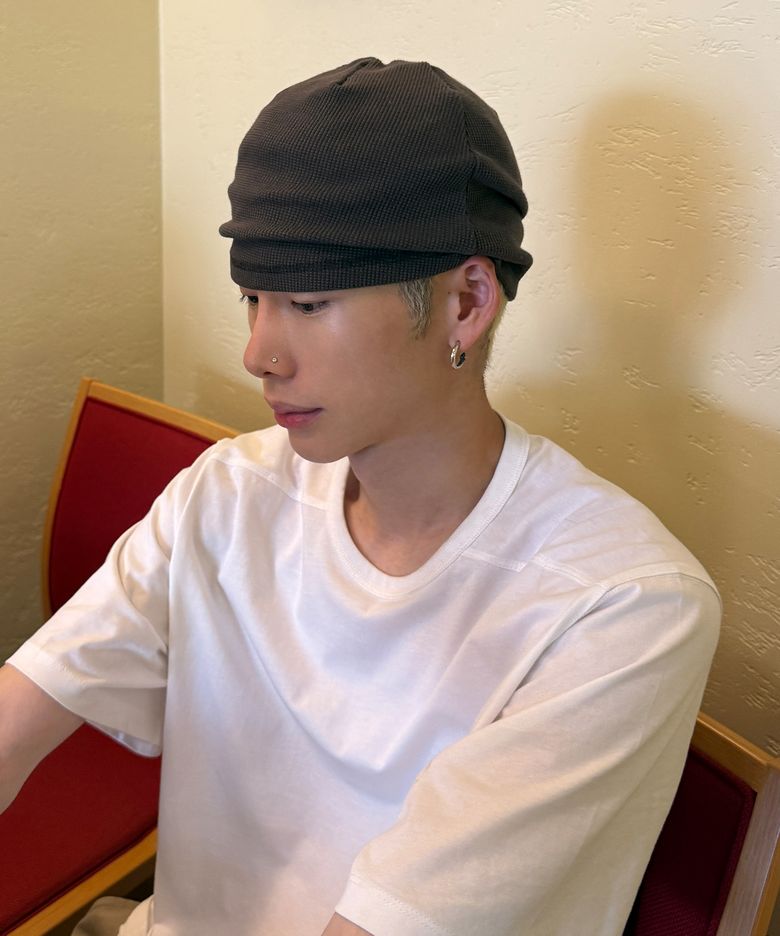 와플 소잉 비니[카키]
