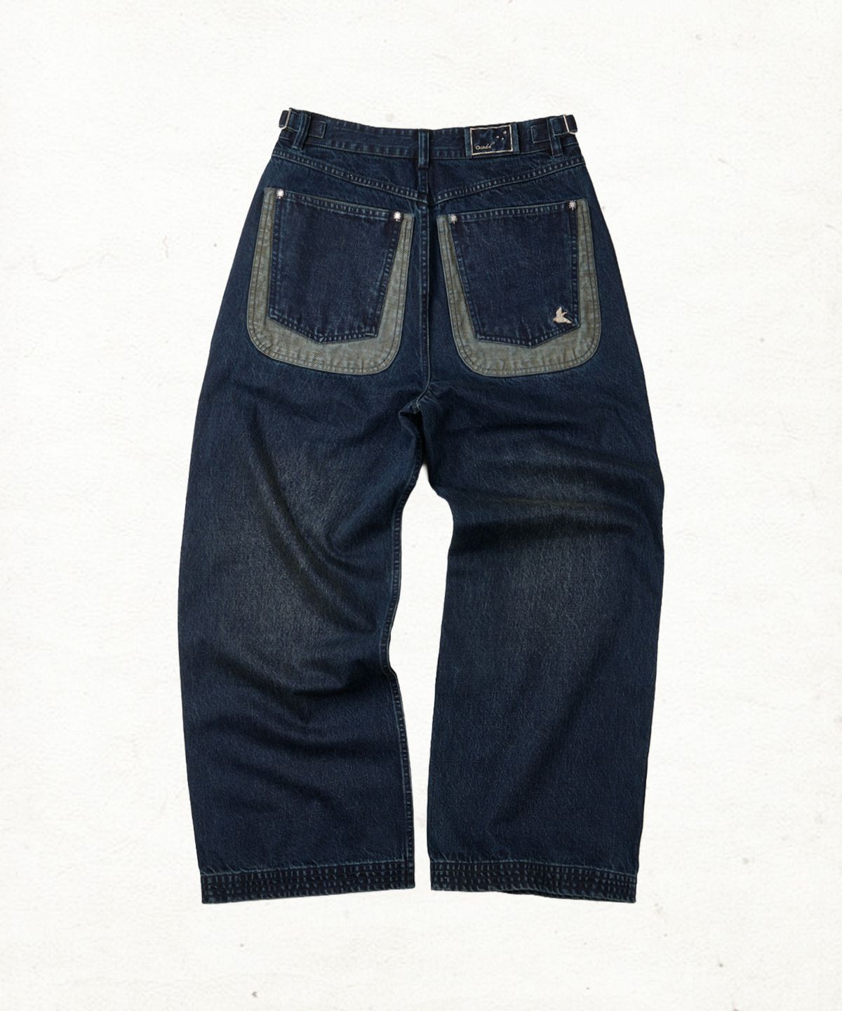 단델(DANDEL) DD stacked back pocket denim pants (INDIGO)