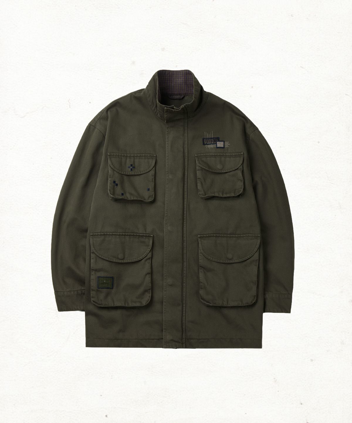단델(DANDEL) DD darning stitch field jacket (KHAKI)