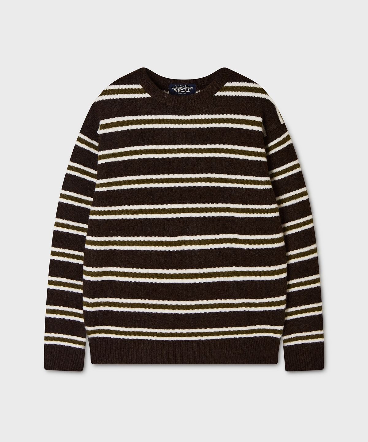 후아유(WHO.A.U) Stripe R-neck Pullover(U) / WHKAG4T24U