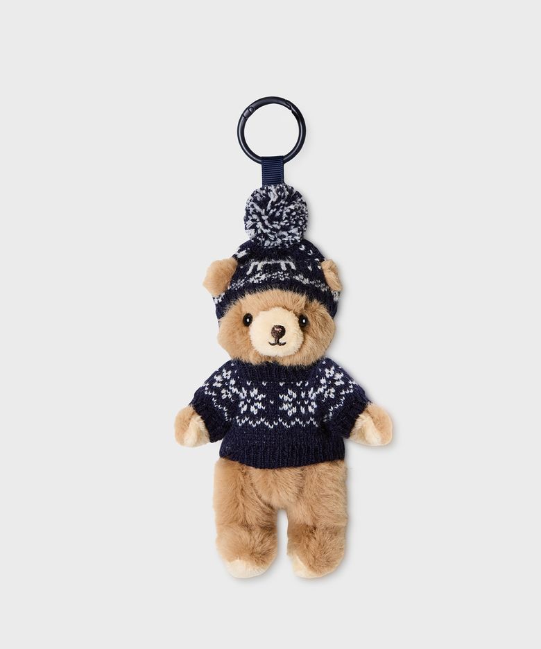 Fluffy Bear nordic Sweater Charm / WHAWG4V41A