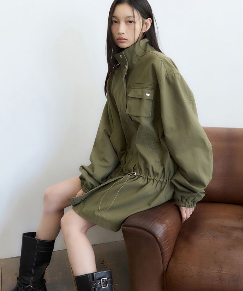 Washed Field Jacket Khaki