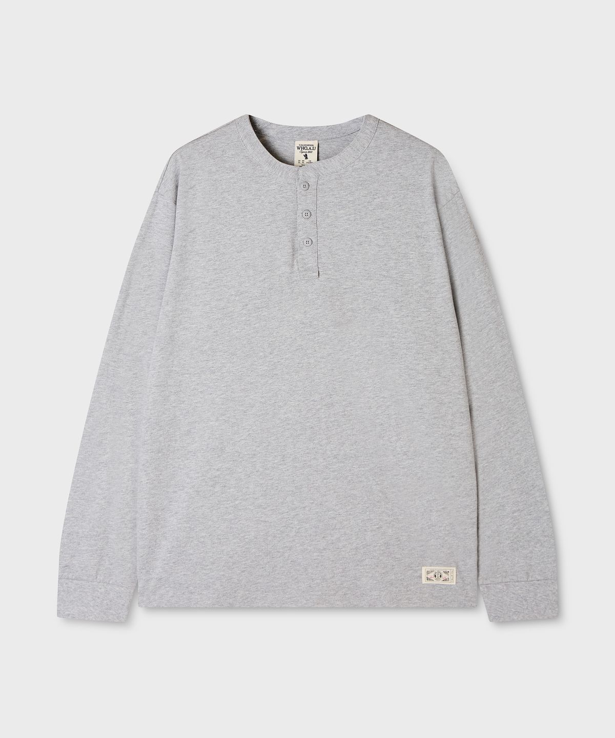 후아유(WHO.A.U) Henryneck Long Sleeve T-shirt / WHLAG4991M