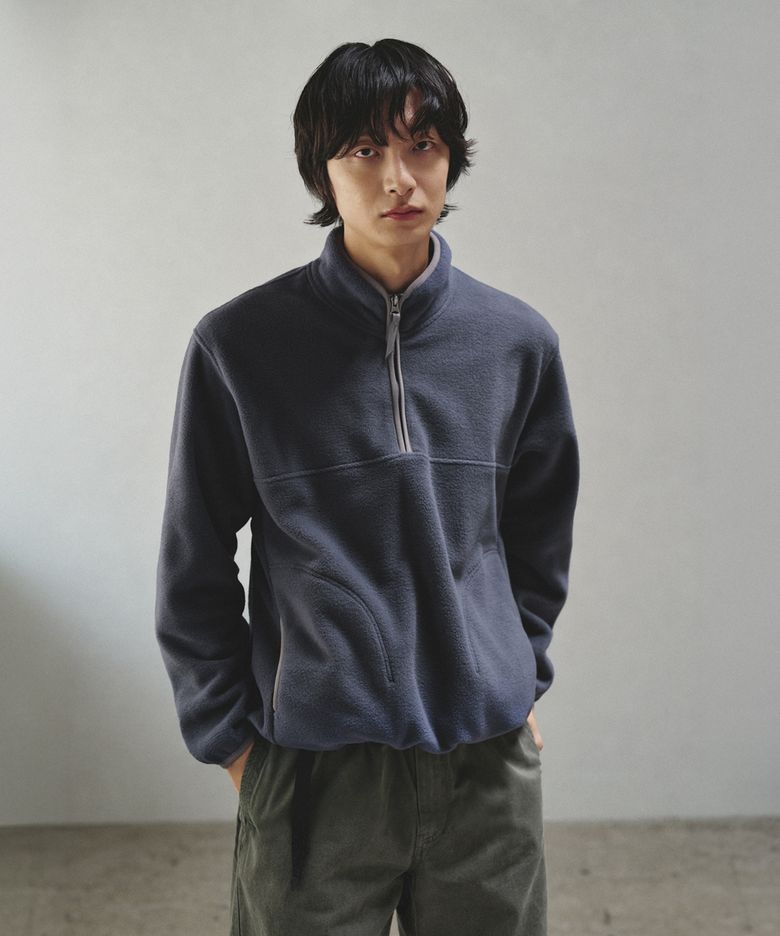 ANGLER FLEECE HALF-ZIP [SHARK GRAY]