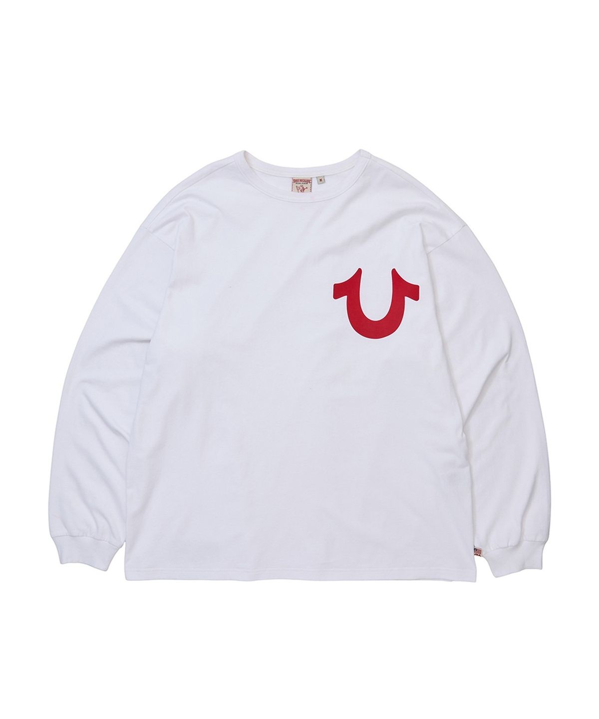 트루릴리젼(TRUERELIGION) Big Horseshoe Long Sleeve - WHITE