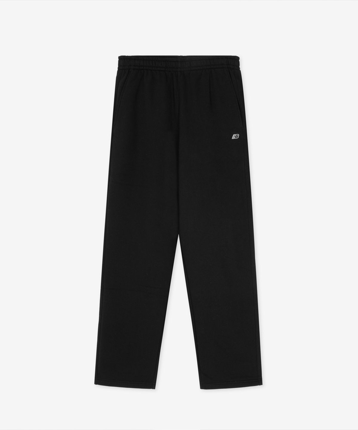 뉴발란스(NEW BALANCE) NBMLG41013 / UNI 에센셜 클래식 기모 스트레이트 팬츠 (BLACK)