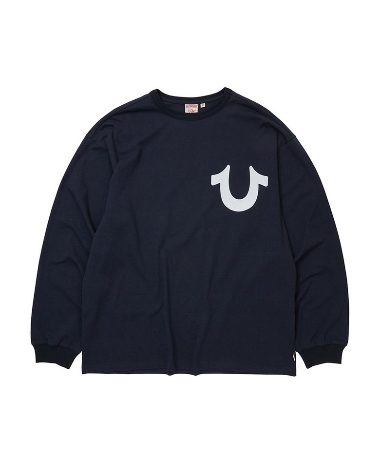 Big Horseshoe Long Sleeve - NAVY