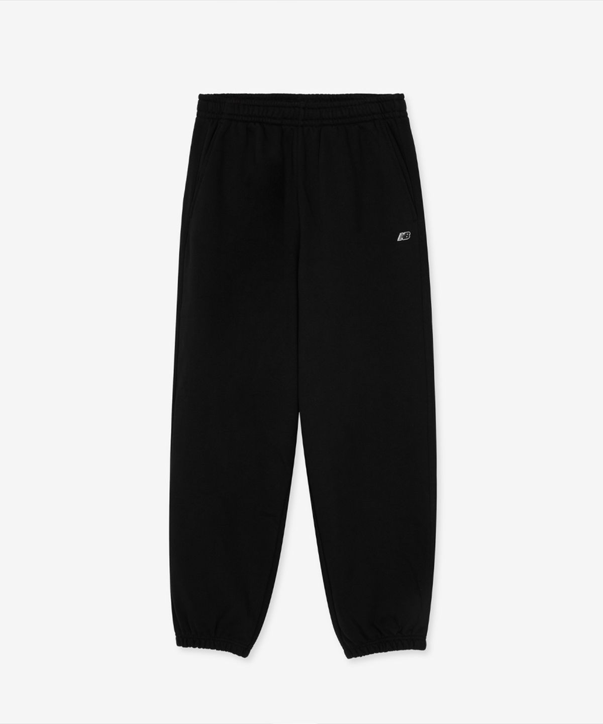 뉴발란스(NEW BALANCE) NBMLG41003 / UNI 에센셜 클래식 기모 조거 팬츠 (BLACK)