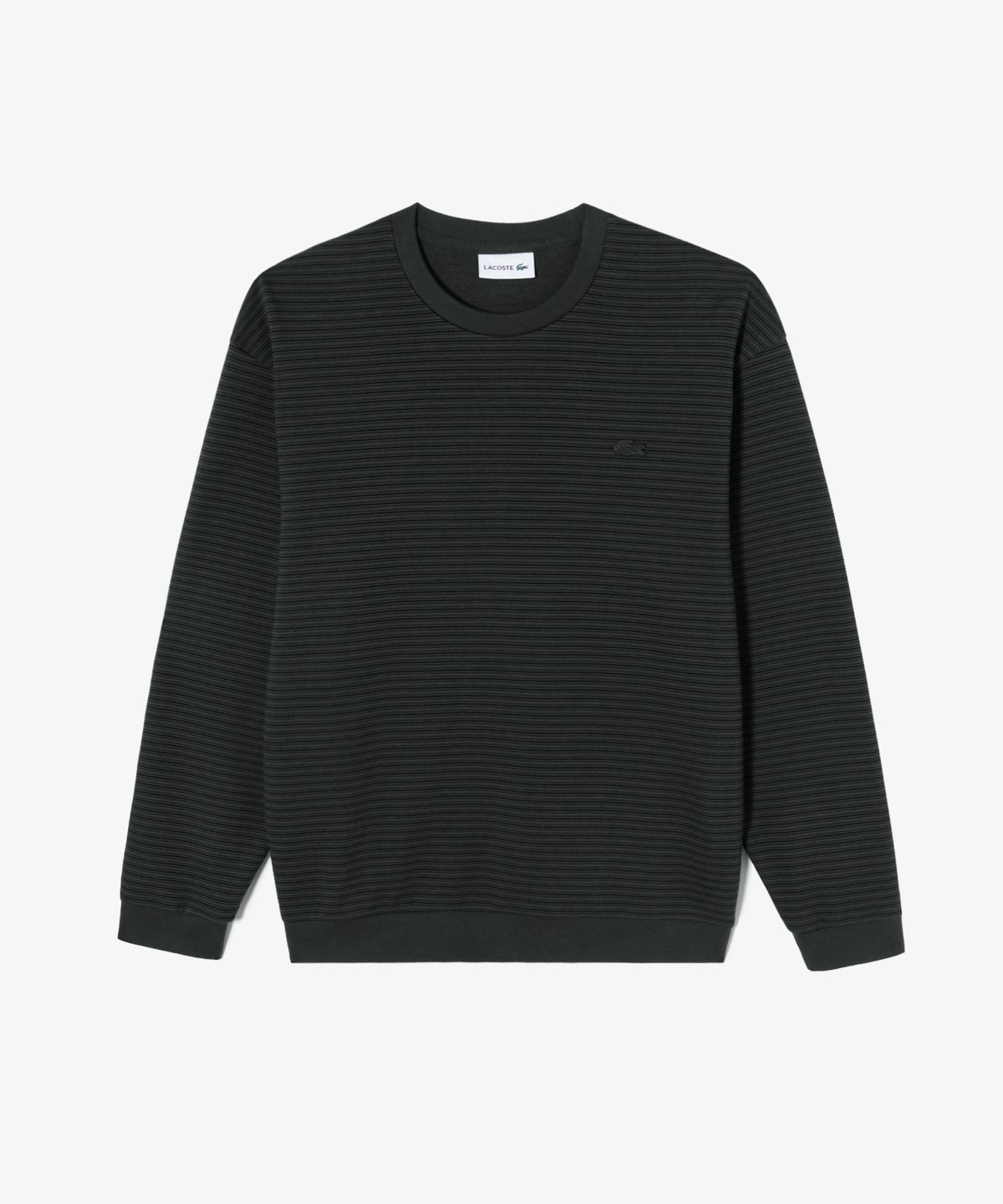 라코스테(LACOSTE) 남성 스트라이프 크루넥 스웻셔츠 SH272E-56N UWC