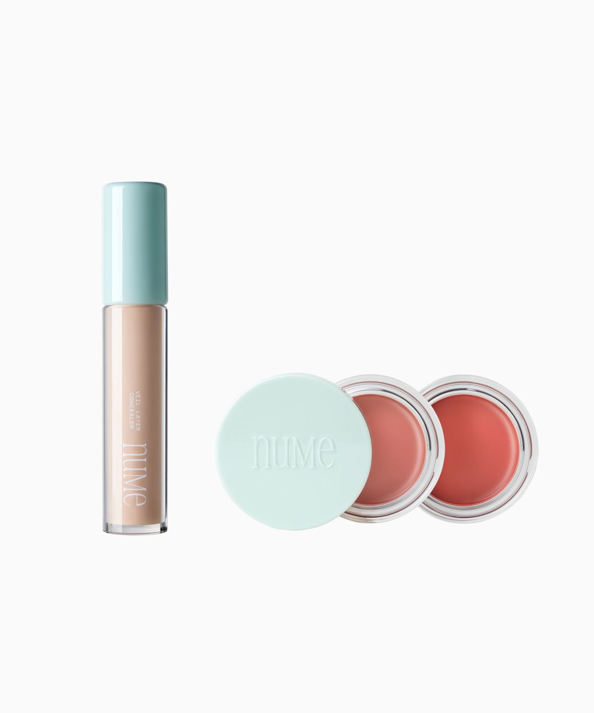 누메(NUME) [내추럴 메이크업 SET] 베일 컨실러 + 립앤치크 밤 (2 Colors)