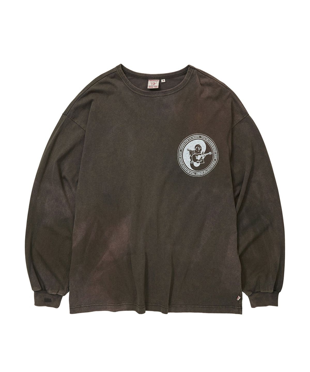 트루릴리젼(TRUERELIGION) Talisman Washed Long Sleeve - BROWN