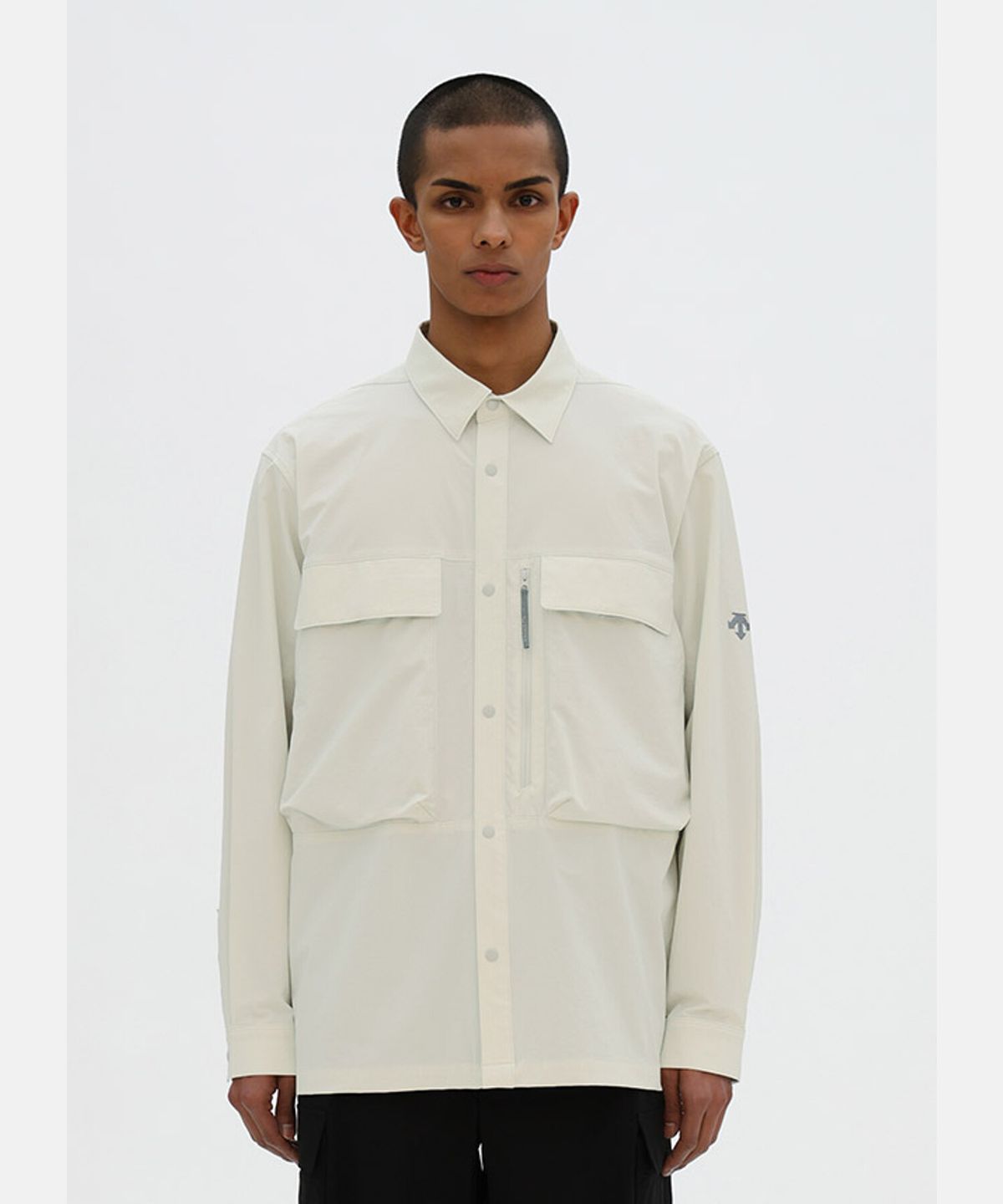 데상트(DESCENTE) [ALLTERRAIN 81] CORDURA STRETCH RIPSTOP LONG SLEEVE SHIRT 화이트 SR313KSR93