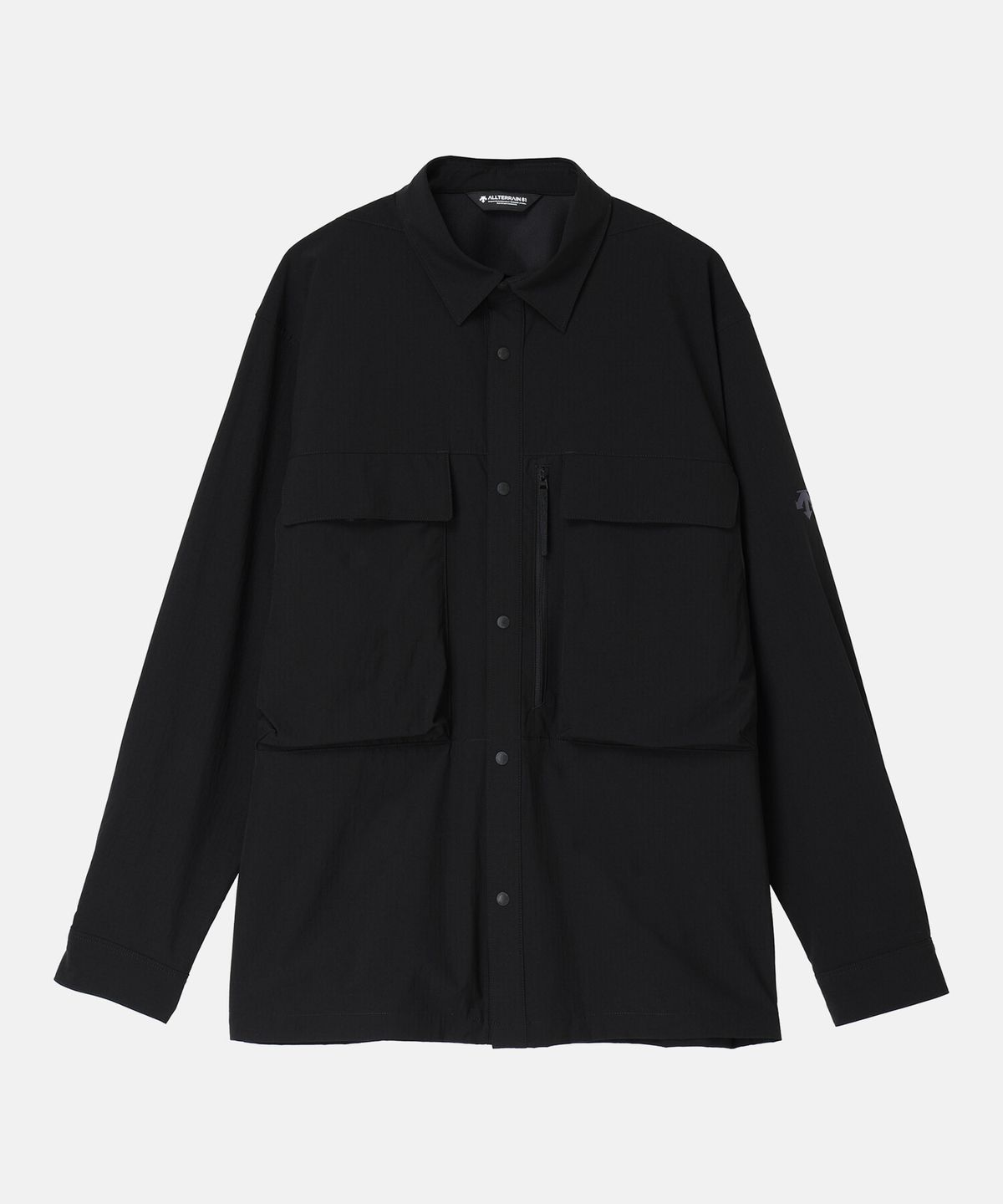 데상트(DESCENTE) [ALLTERRAIN 81] CORDURA STRETCH RIPSTOP LONG SLEEVE SHIRT 블랙 SR313KSR93