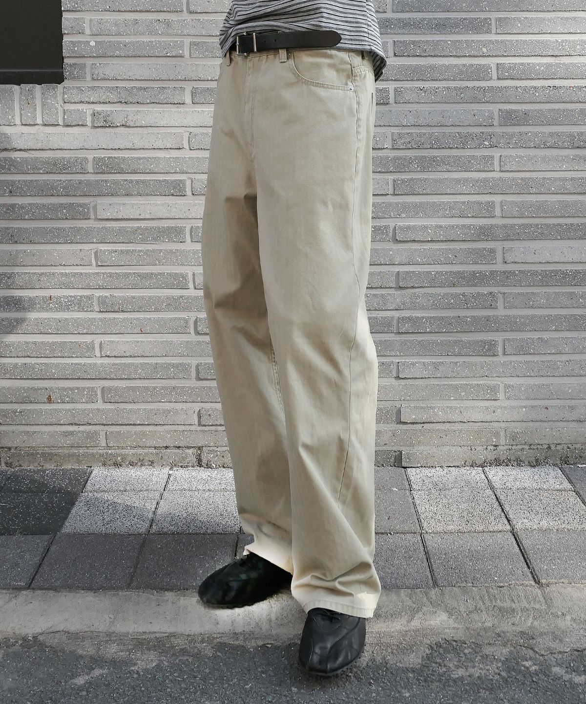 브랜디드(BRANDED) HBT WIDE PANTS [BEIGE]