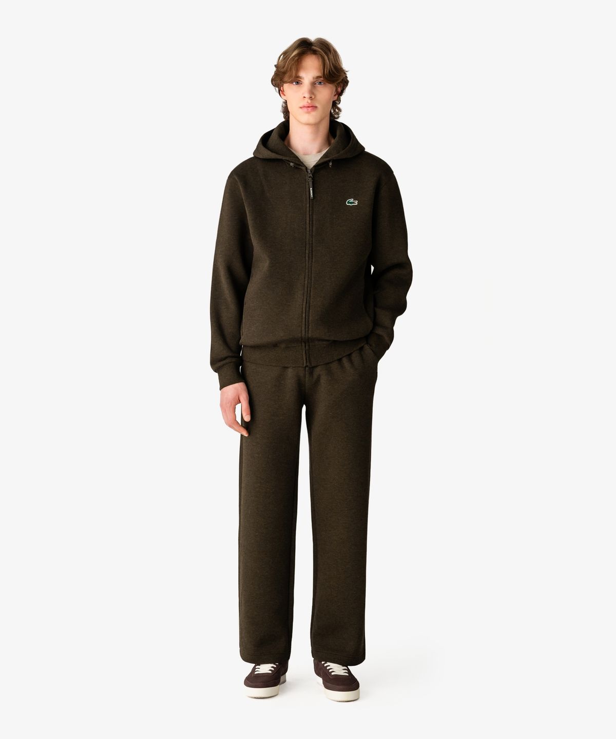 라코스테(LACOSTE) 남성 테크니컬 셋업 세미 와이드 팬츠 XH799E-56N DPD
