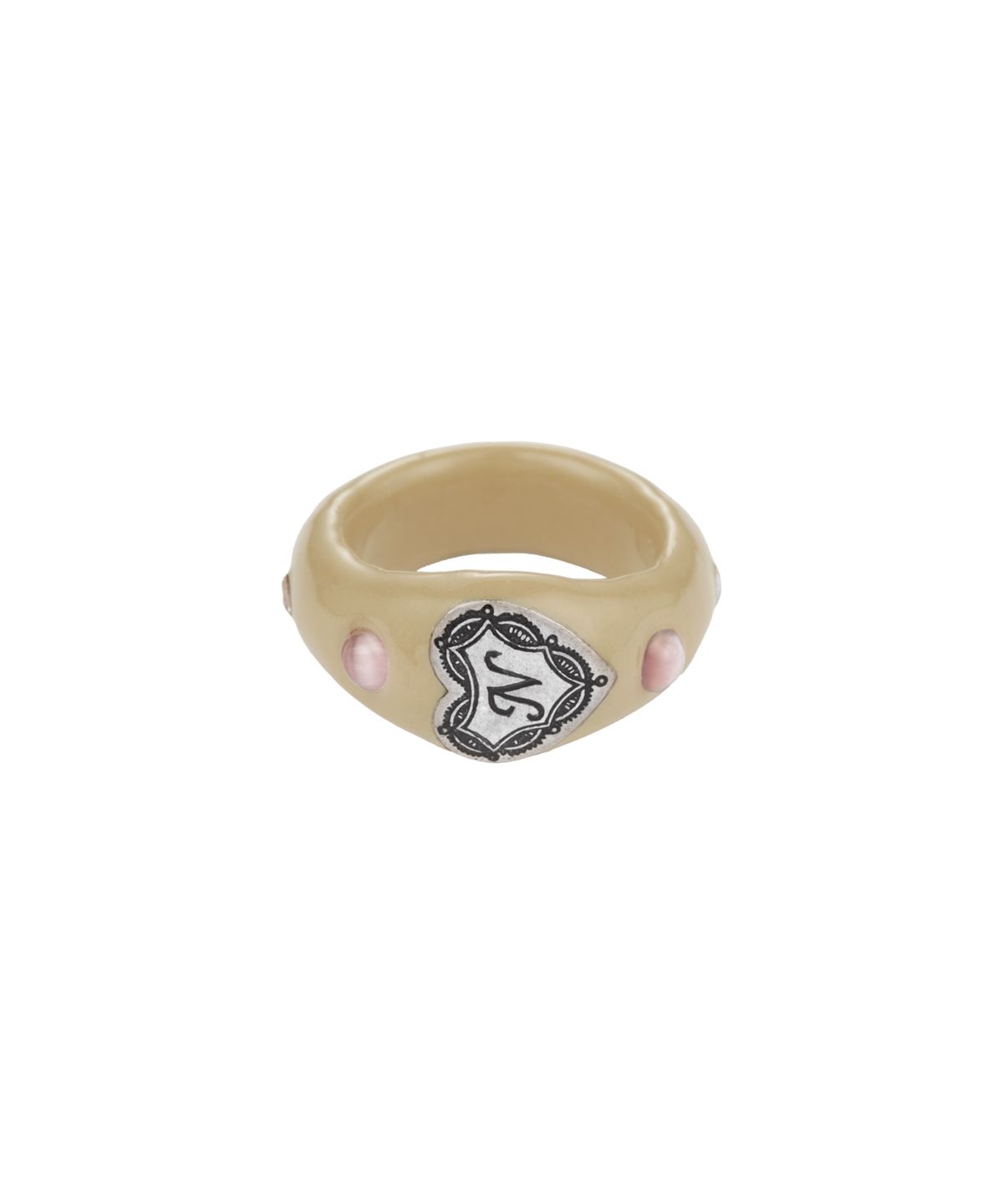 엔프프(NFF) dante heart ring-beige