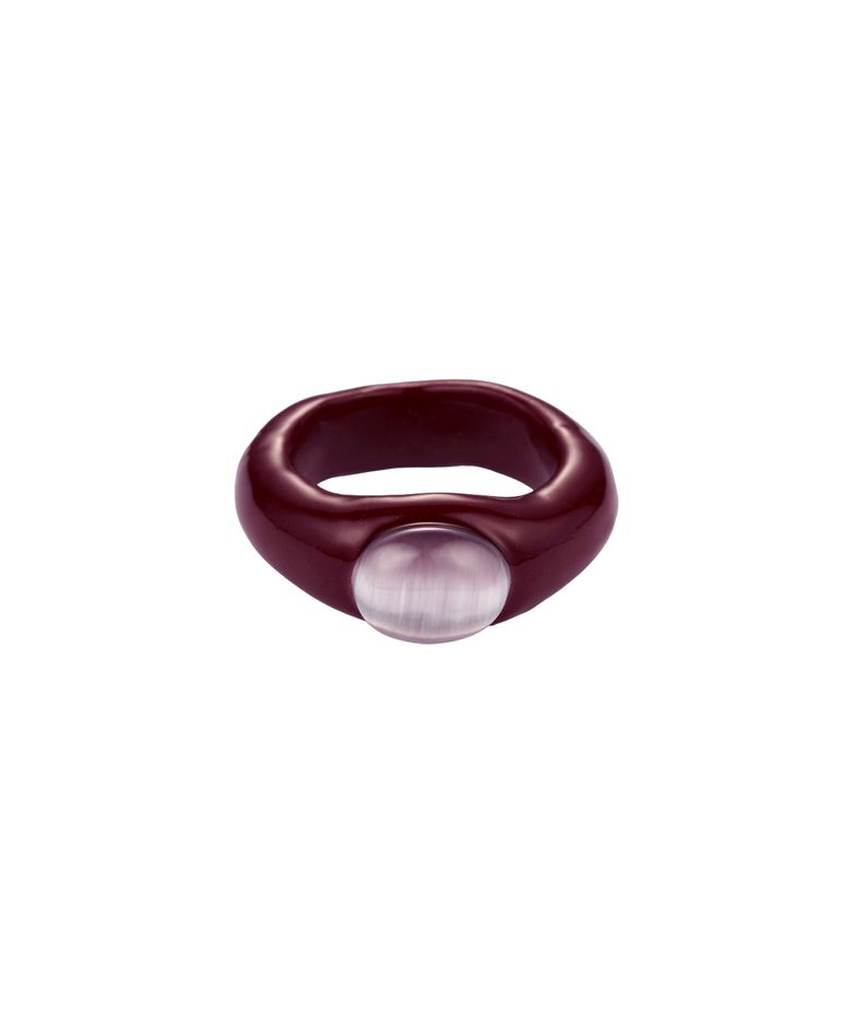 illusion ring-wine
