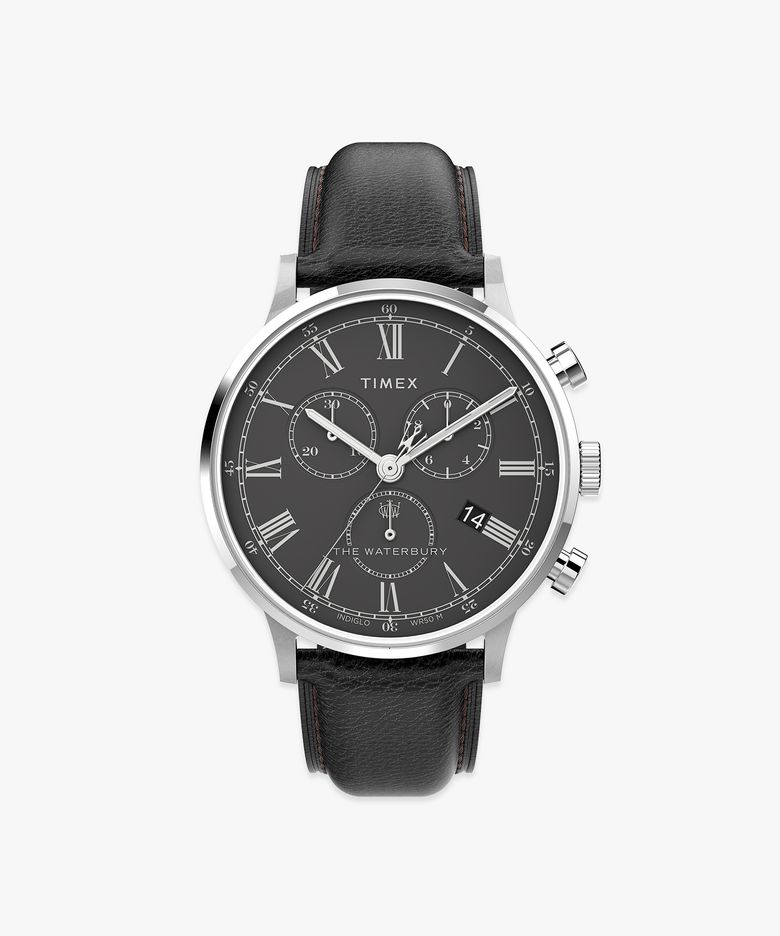 워터베리 클래식 크로노그래프 남자선물 손목시계 40mm