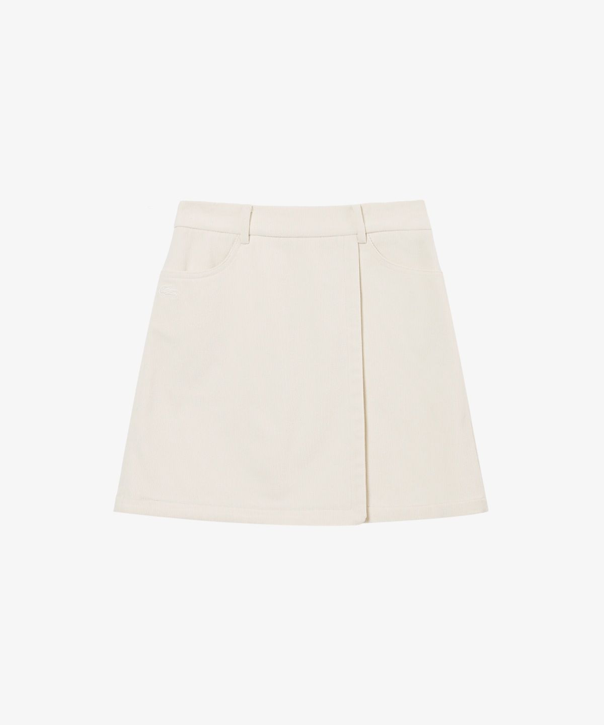 라코스테(LACOSTE) 여성 코듀로이 랩 스커트 JF220E-56N 70V