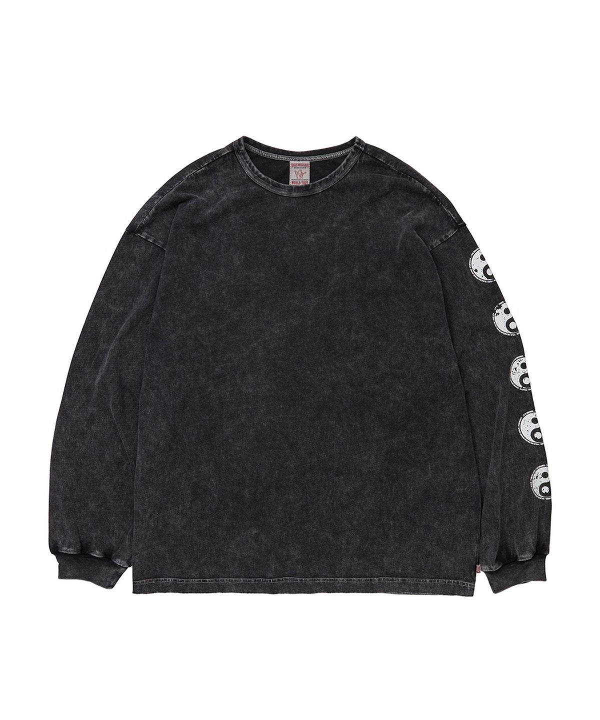 트루릴리젼(TRUERELIGION) Bagua Washed Long Sleeve - WASHED BLACK