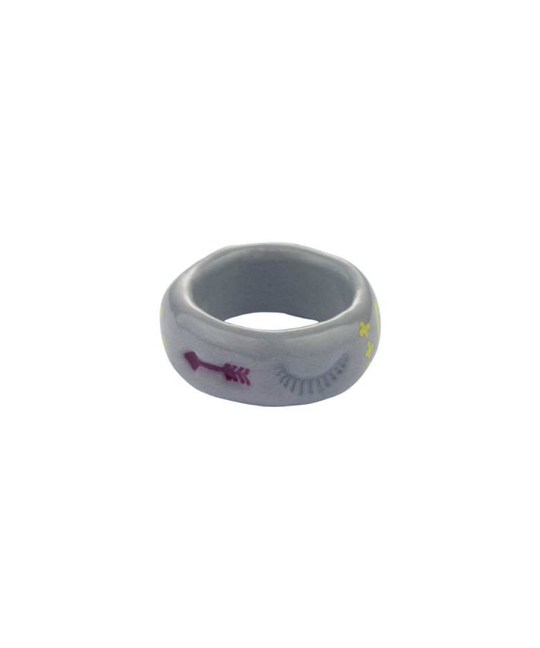 doodle bold ring-grey