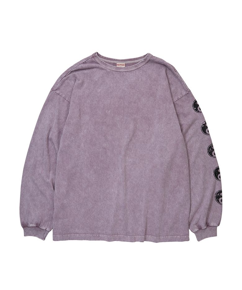 Bagua Washed Long Sleeve - WASHED PURPLE