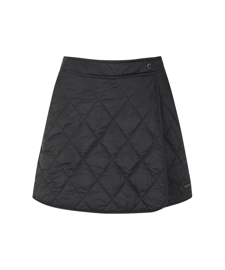 여성 패딩 랩 스커트 쇼츠 (BLACK)