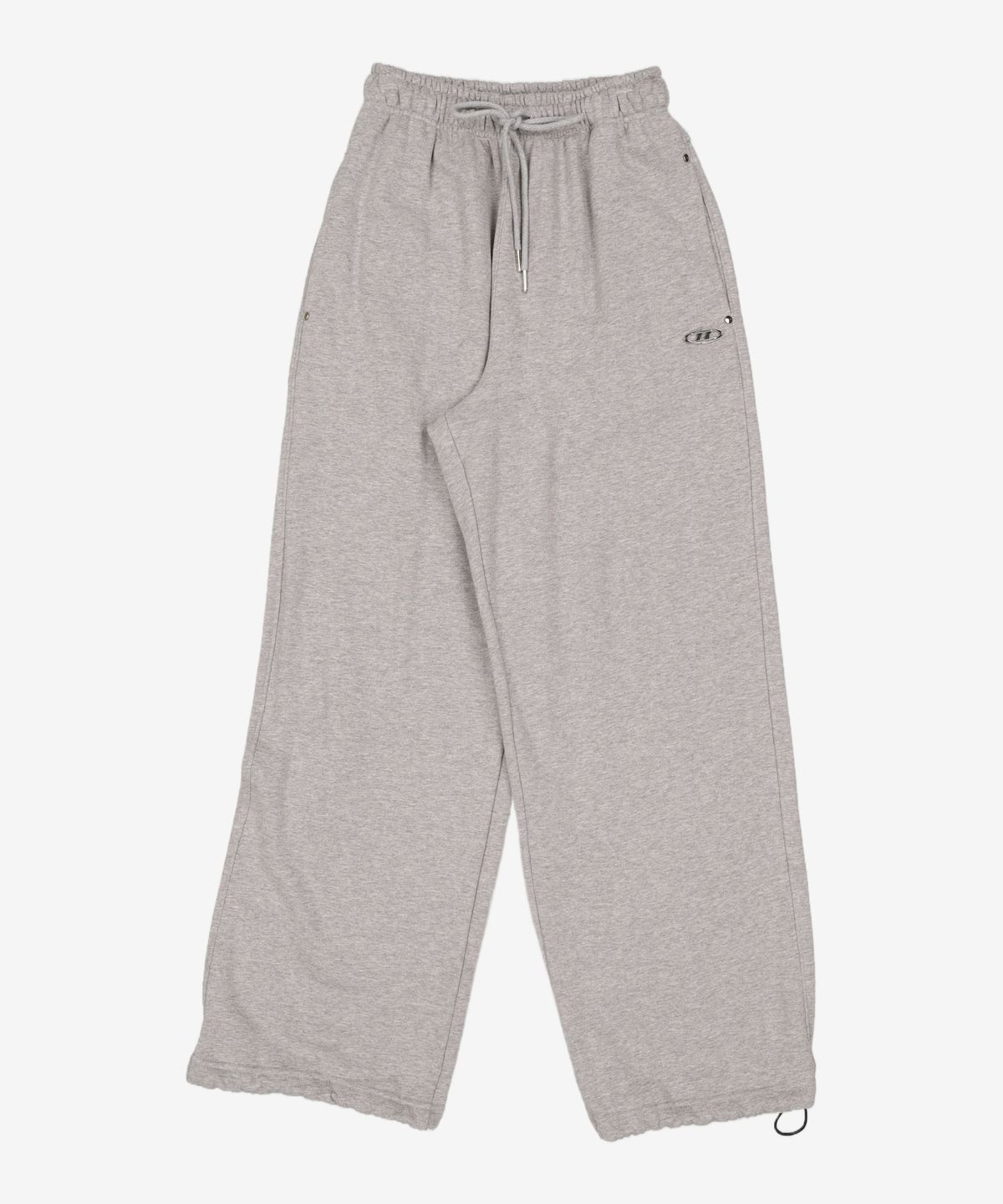 본투윈(BORN TO WIN) W B PENDANT COTTON SWEAT PANTS [MELANGE GREY] 1
