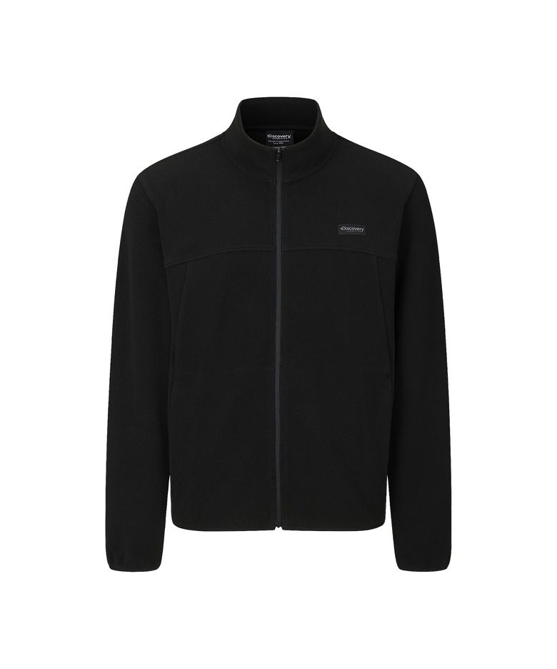 남성 플리스 하이넥 자켓 (BLACK)