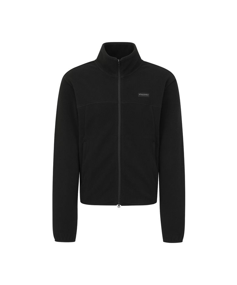 여성 플리스 하이넥 자켓 (BLACK)