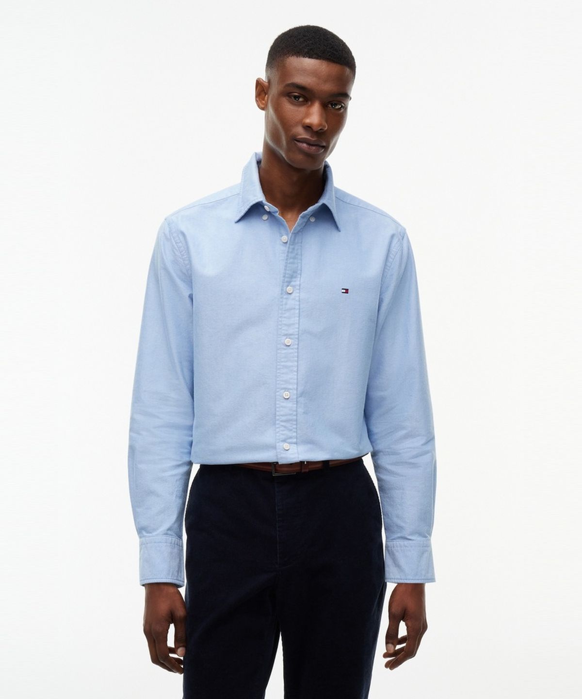 타미힐피거(TOMMY HILFIGER) [Asian fit] 헤리티지 옥스포드 솔리드 셔츠 (T12G7WSH010MT20GY)