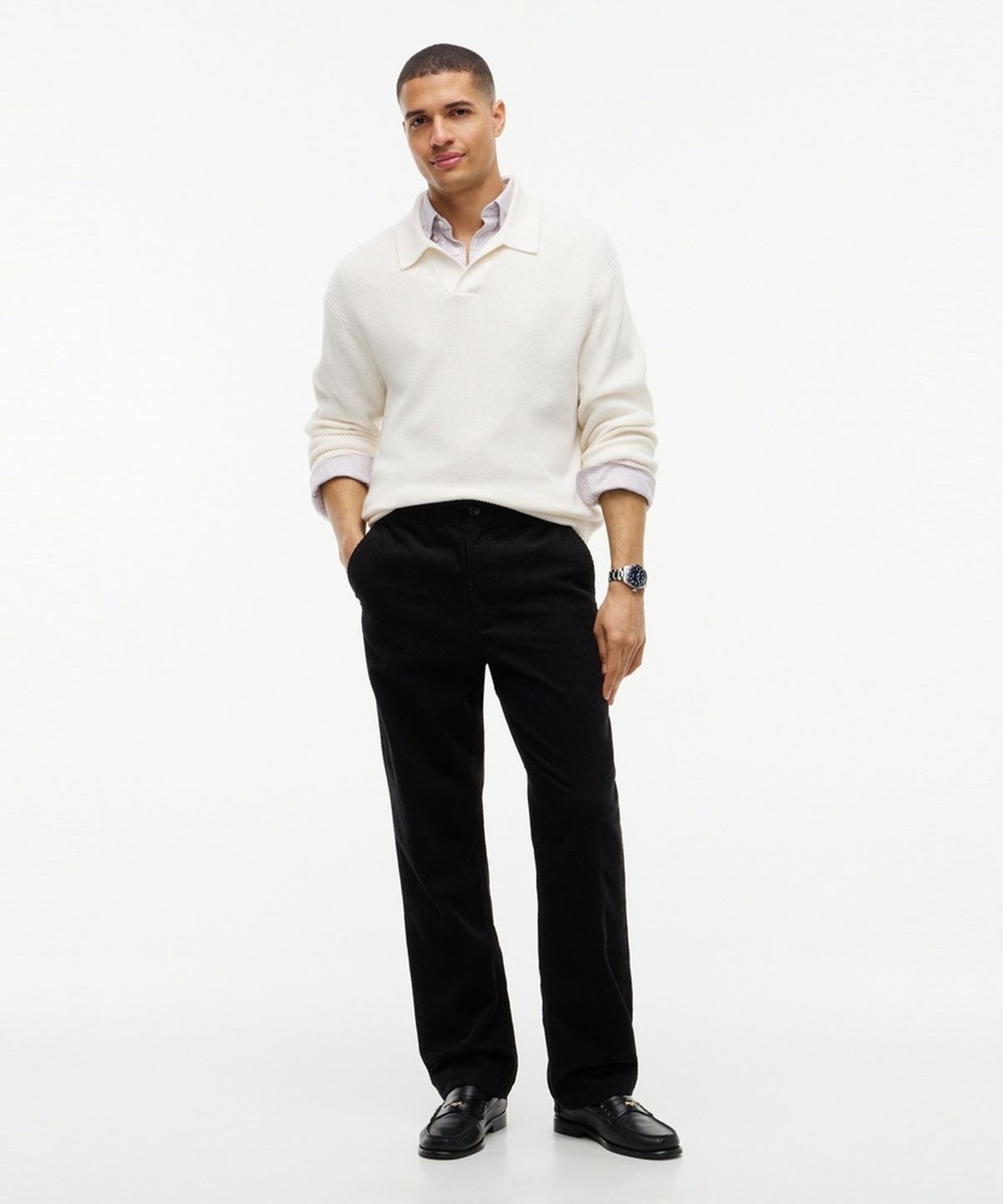 타미힐피거(TOMMY HILFIGER) [Regular straight fit] 도버 코듀로이 팬츠 (T12G9WPC050MT1BDS)