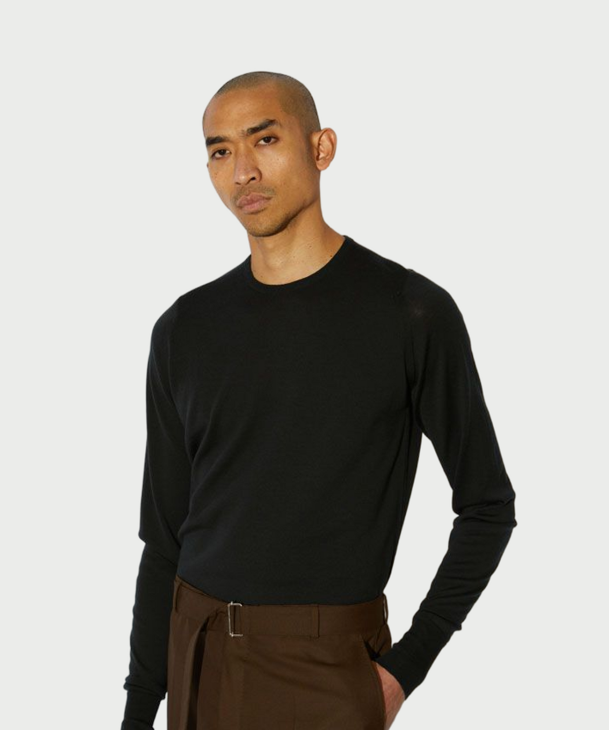 존 스메들리(JOHN SMEDLEY) MARCUS Extra Fine Merino Wool Easy Fit Crew Neck Pullover Core 5 Colors