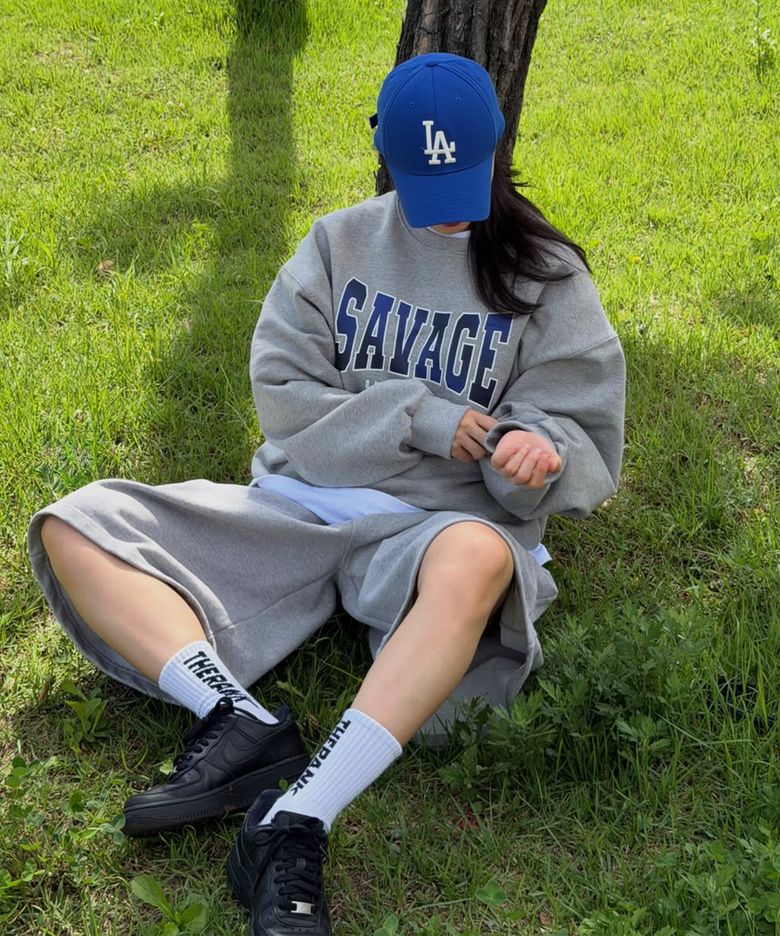SAVAGE HEAVY SWEATSHIRT [MELANGE GREY]