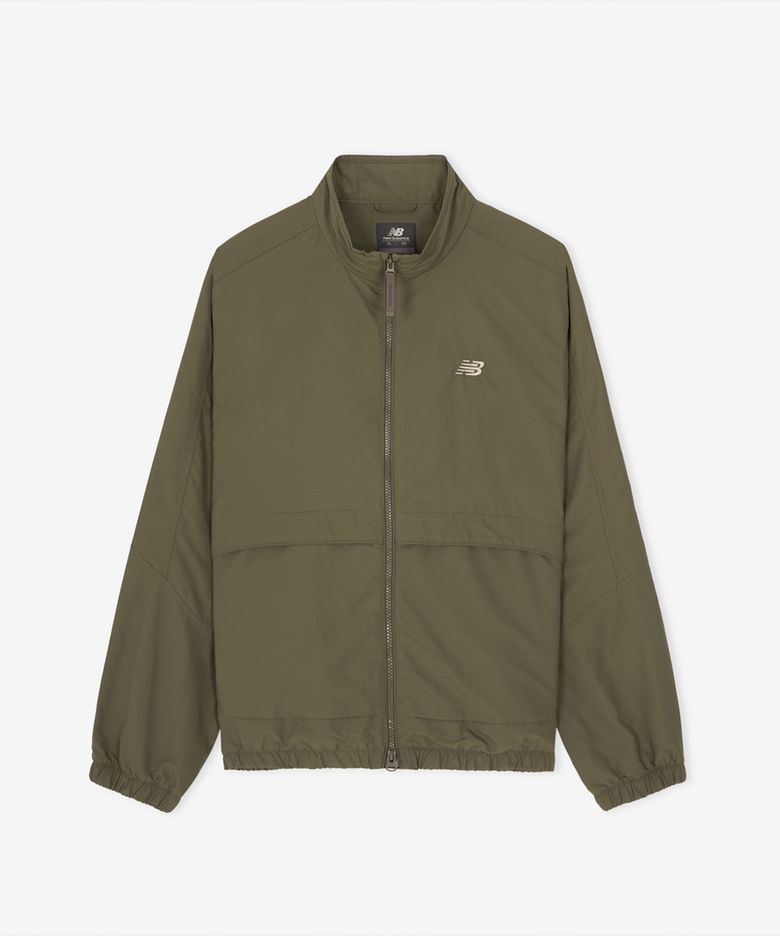 NBNAGCO303 / UNI 에센셜 스탠넥 우븐자켓 (D/KHAKI)