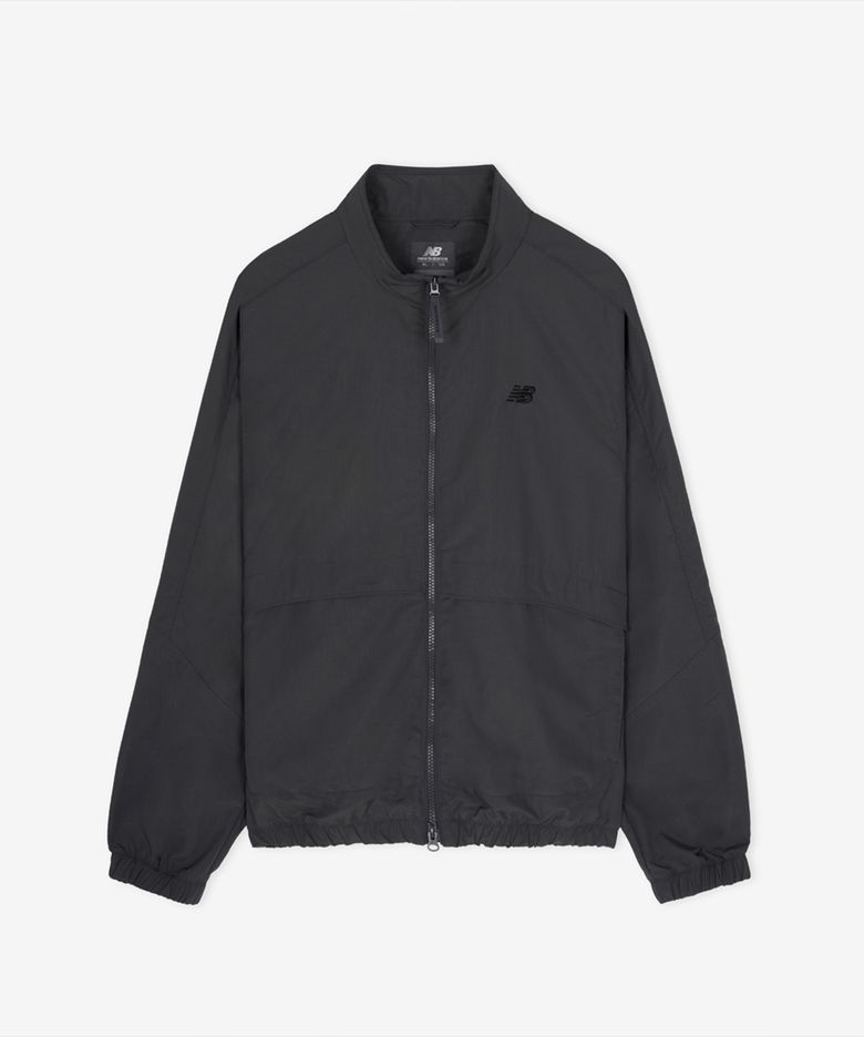 NBNAGCO303 / UNI 에센셜 스탠넥 우븐자켓 (CHARCOAL)