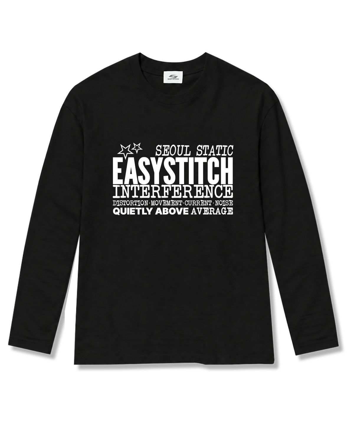 이지스티치(EASY STITCH) 인터퍼런스 오버핏 롱슬리브 티셔츠 3COLOR