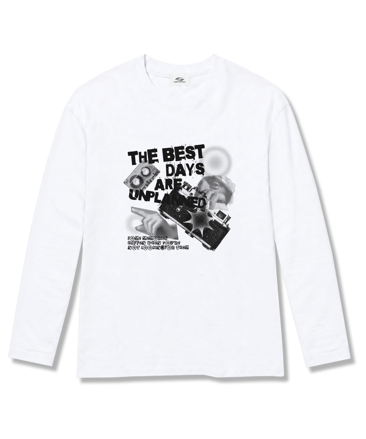 이지스티치(EASY STITCH) 더베스트데이 오버핏 롱슬리브 티셔츠 3COLOR
