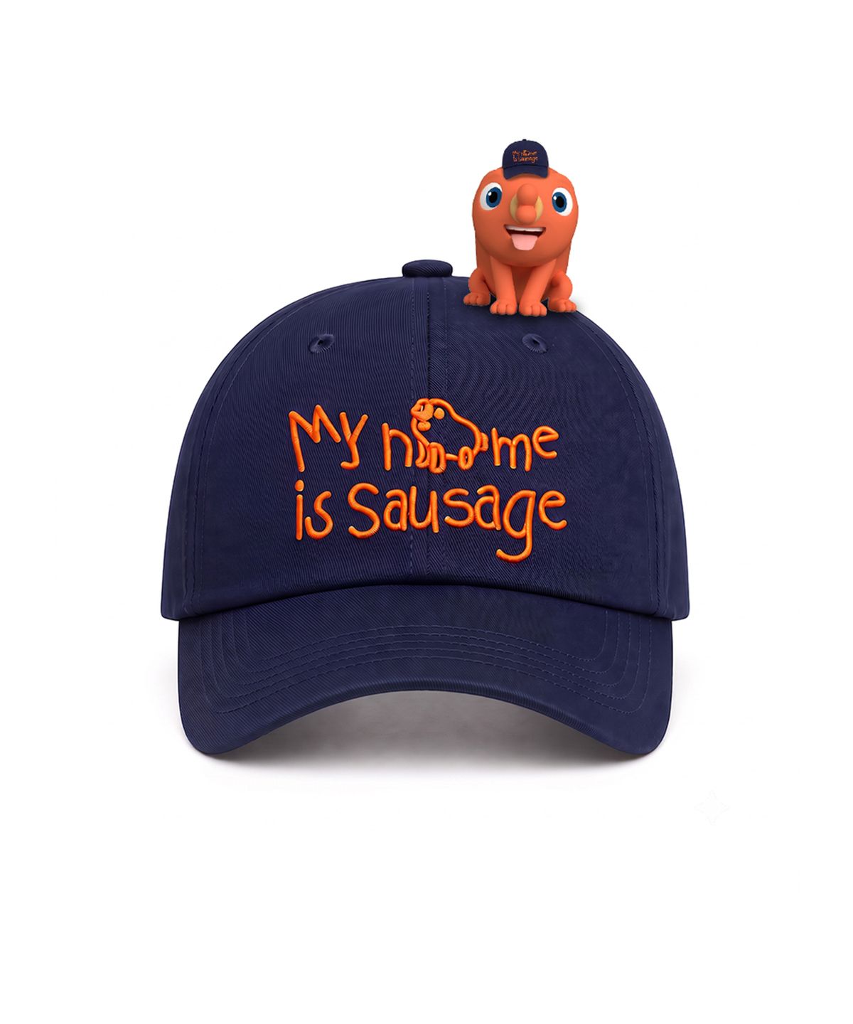 케이스어랏(CASE A LOT) [케이스어랏x브레드이발소]  Sausage cap - Navy