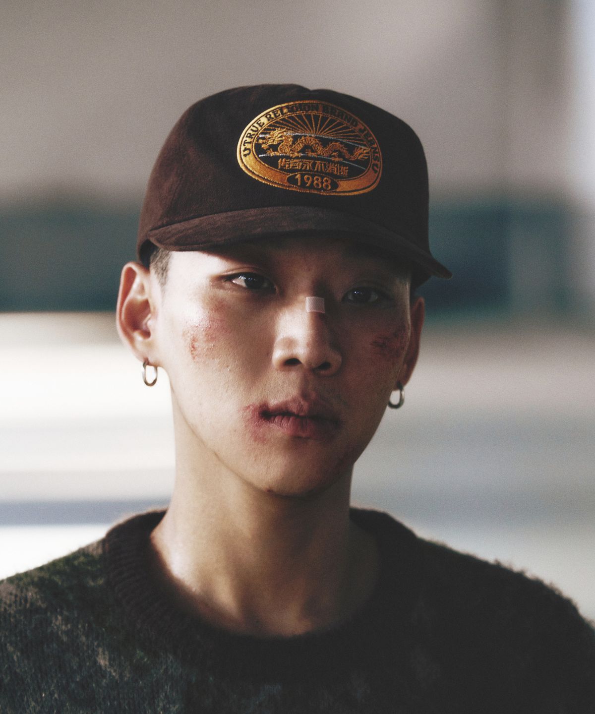 트루릴리젼(TRUERELIGION) 1988 Dragon Washed 5 Panel Cap - WASHED BROWN