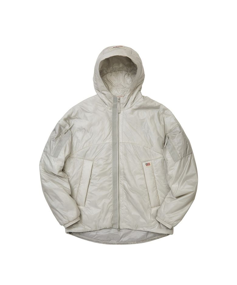 Hybrid Shell Padded Jacket - GREY